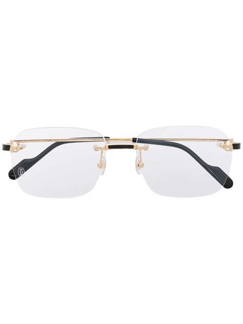 cartier clip on sunglasses|cartier eyeglasses rimless.